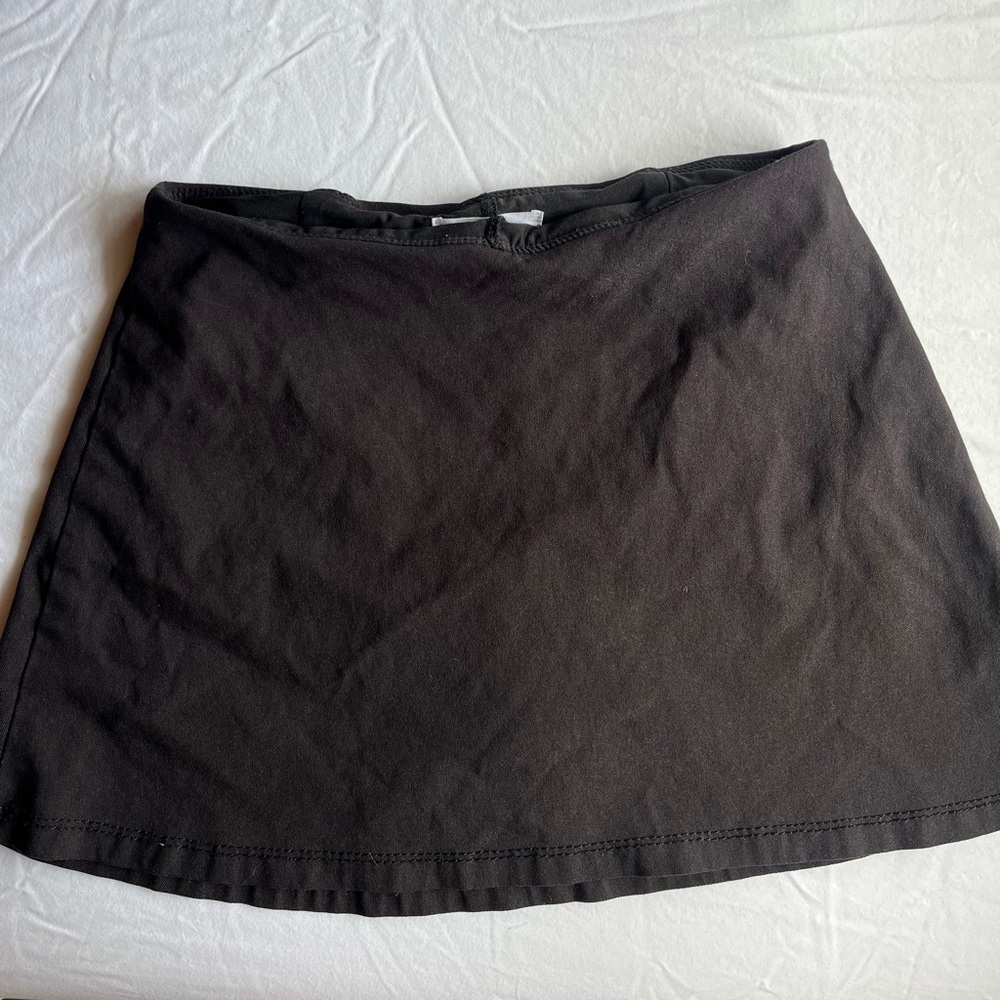 Garage Black Mini Skort